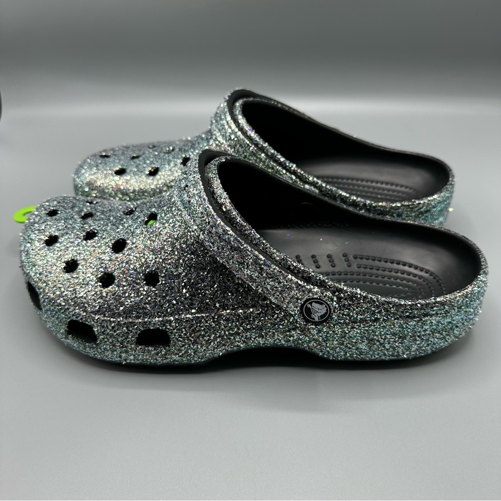 Crocs Classic Clog Glitter Aqua Men’s Size 11